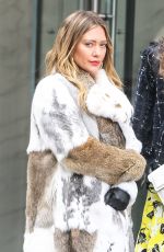 HILARY DUFF on the Set of Younger in New York 03/27/2018