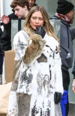 HILARY DUFF on the Set of Younger in New York 03/27/2018