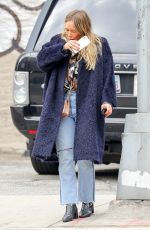 HILARY DUFF Out and About in New York 03/26/2018