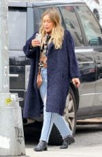 HILARY DUFF Out and About in New York 03/26/2018