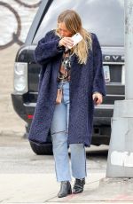 HILARY DUFF Out and About in New York 03/26/2018