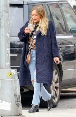 HILARY DUFF Out and About in New York 03/26/2018