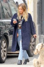 HILARY DUFF Out and About in New York 03/26/2018