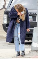 HILARY DUFF Out and About in New York 03/26/2018