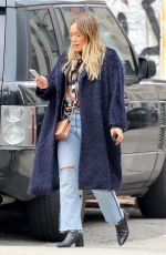 HILARY DUFF Out and About in New York 03/26/2018