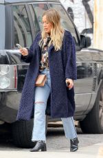 HILARY DUFF Out and About in New York 03/26/2018