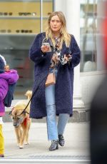 HILARY DUFF Out and About in New York 03/26/2018
