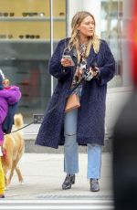HILARY DUFF Out and About in New York 03/26/2018