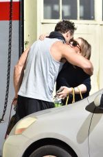 HILARY DUFF with Her Trainer at a Gym in Beverly Hills 03/05/2018