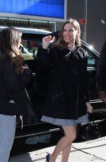 HILARY SWANK Arrives at Good Morning America in New York 03/19/2018