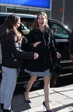 HILARY SWANK Arrives at Good Morning America in New York 03/19/2018