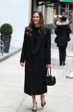 HILARY SWANK Arrives at Late Show with Stephen Colbert in New York 03/20/2018