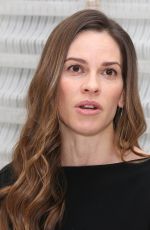 HILARY SWANK at Trust Press Conference in New York 03/20/2018