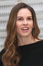HILARY SWANK at Trust Press Conference in New York 03/20/2018