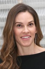 HILARY SWANK at Trust Press Conference in New York 03/20/2018