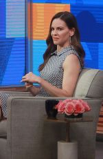 HILARY SWANK on the Set of Good Morning America in New York 03/19/2018