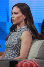 HILARY SWANK on the Set of Good Morning America in New York 03/19/2018