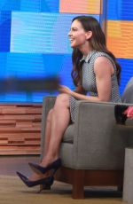 HILARY SWANK on the Set of Good Morning America in New York 03/19/2018