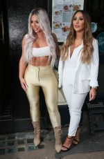 HOLLY HAGAN and SOPHIE KASAEI at Charlotte Crosby TV Show Launch in London 03/28/2018