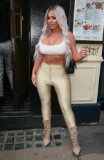 HOLLY HAGAN and SOPHIE KASAEI at Charlotte Crosby TV Show Launch in London 03/28/2018