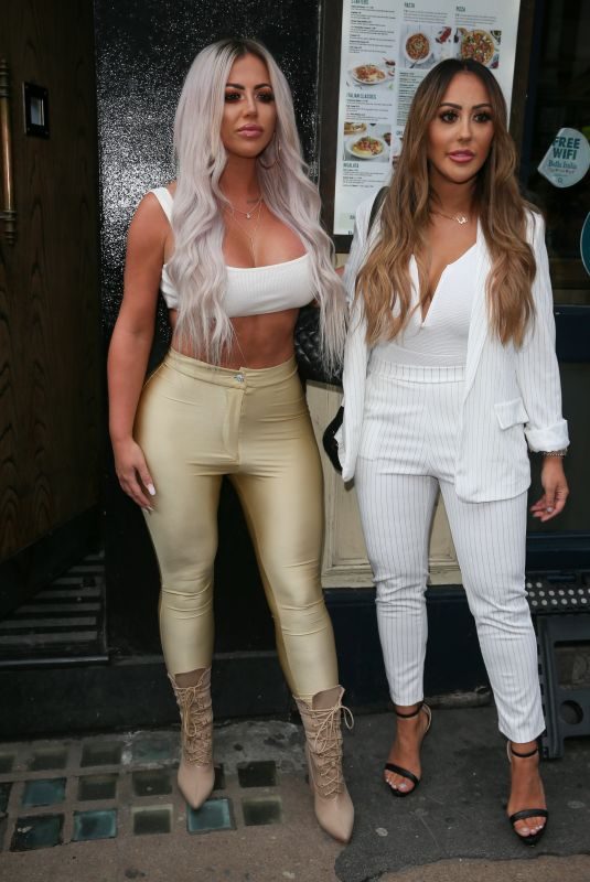 HOLLY HAGAN and SOPHIE KASAEI at Charlotte Crosby TV Show Launch in London 03/28/2018