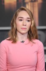 HOLLY TAYLOR at Good Day New York Show in New York 03/27/2018