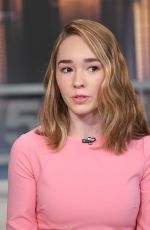 HOLLY TAYLOR at Good Day New York Show in New York 03/27/2018