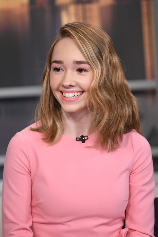 HOLLY TAYLOR at Good Day New York Show in New York 03/27/2018