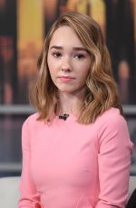 HOLLY TAYLOR at Good Day New York Show in New York 03/27/2018