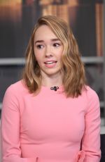 HOLLY TAYLOR at Good Day New York Show in New York 03/27/2018