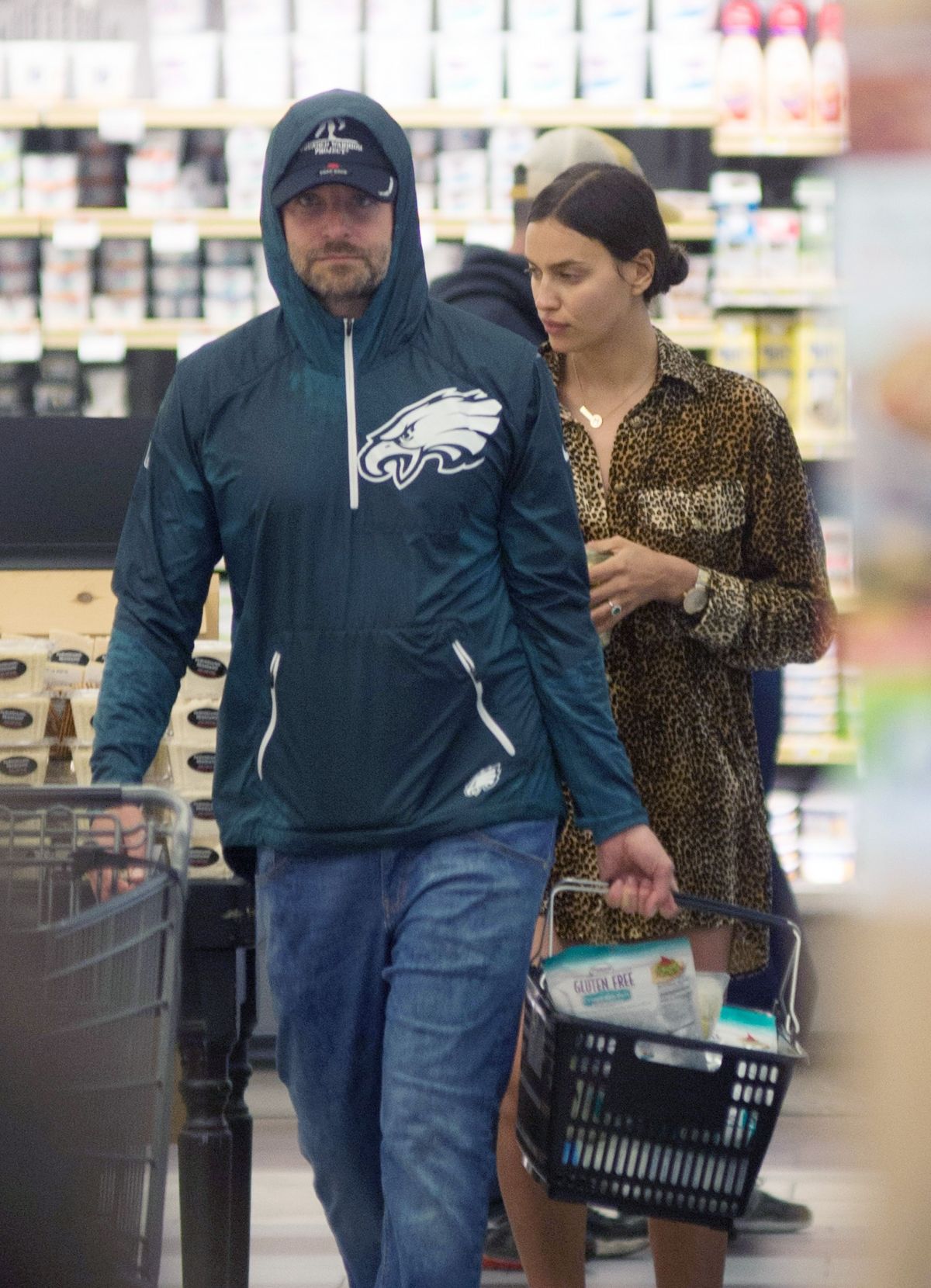 IRINA SHAYK and Bradley Cooper Shopping Grocery in Los ...