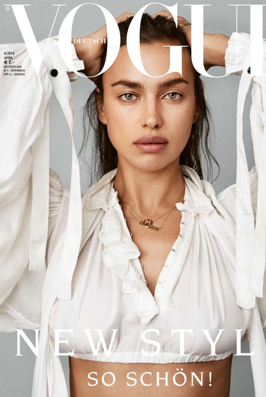IRINA SHAYK for Vogue Magazine, Germany April 2018