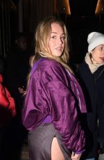 ISKRA LAWRENCE Arrives at Off-white Fashion Show in Paris 03/01/2018