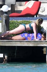 ISKRA LAWRENCE in Bikini at a Beach in Miami 03/26/2018