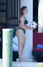 ISKRA LAWRENCE in Bikini at a Beach in Miami 03/26/2018