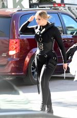 ISKRA LAWRENCE on the Set of a Secret Project in Miami 03/24/2018
