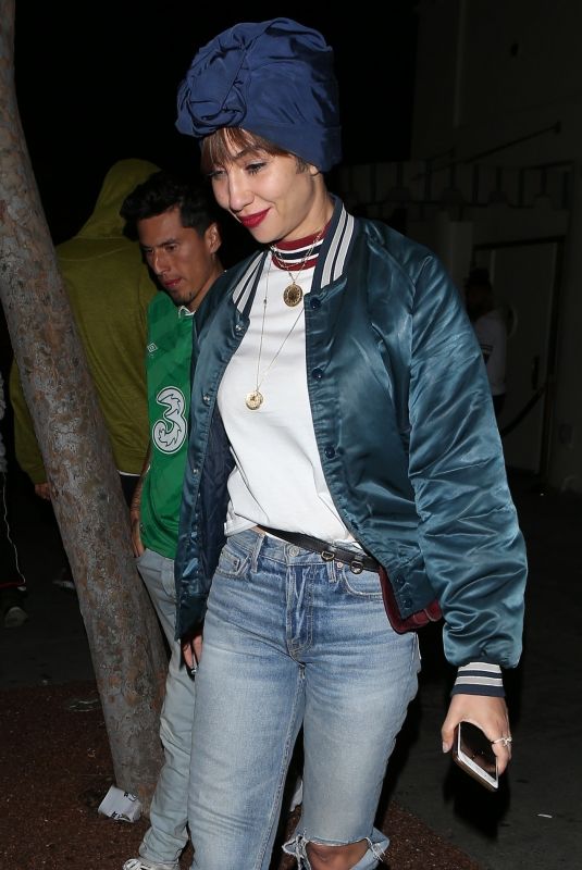 JACKIE CRUZ at Delilah in West Hollywood 03/30/2018