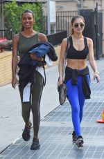 JASMINE TOOKES and JOCELYN SHEW Leaves a Gym in Los Angeles 02/28/2018