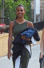 JASMINE TOOKES and JOCELYN SHEW Leaves a Gym in Los Angeles 02/28/2018