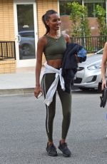 JASMINE TOOKES and JOCELYN SHEW Leaves a Gym in Los Angeles 02/28/2018