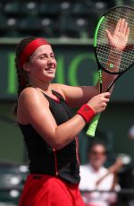 JELENA OSTAPENKO at 2018 Miami Open in Key Biscayne 03/28/2018