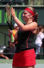 JELENA OSTAPENKO at 2018 Miami Open in Key Biscayne 03/28/2018