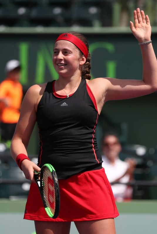 JELENA OSTAPENKO at 2018 Miami Open in Key Biscayne 03/28/2018