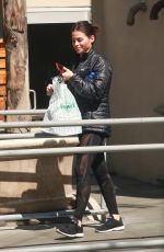JENNA DEWAN Leaves Poquito Mas in Studio City 03/15/2018