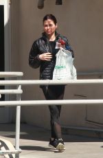 JENNA DEWAN Leaves Poquito Mas in Studio City 03/15/2018