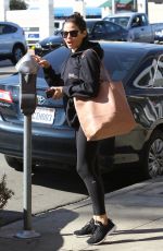 JENNA DEWAN Out for Massage in Studio City 02/28/2018