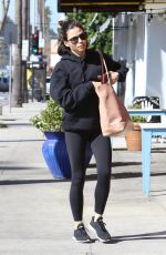JENNA DEWAN Out for Massage in Studio City 02/28/2018