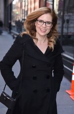 JENNA FISCHER Arrives at Build Series in New York 03/23/2018