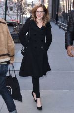 JENNA FISCHER Arrives at Build Series in New York 03/23/2018