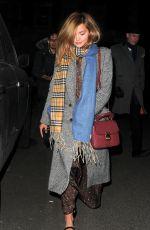 JENNA LOUISE COLEMAN Night Out in London 03/20/2018